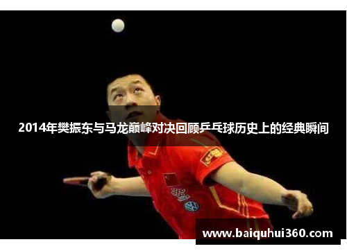 2014年樊振东与马龙巅峰对决回顾乒乓球历史上的经典瞬间